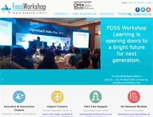 Tablet Screenshot of fossworkshop.com